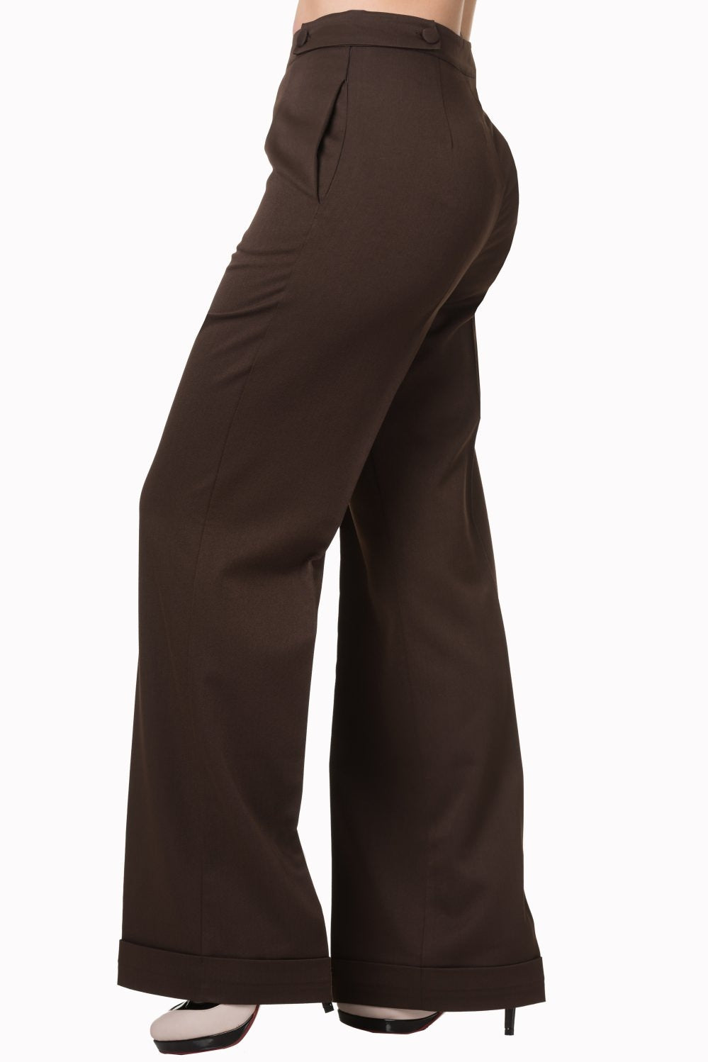 Party On Vintage Trousers braun