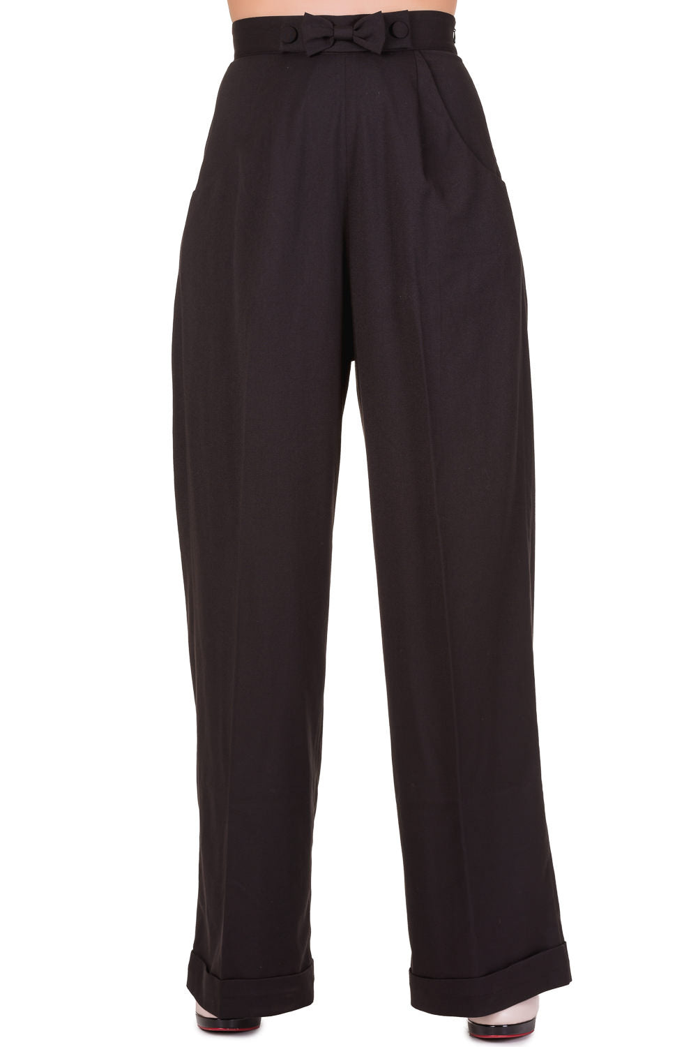 Hidden Away Trousers schwarz