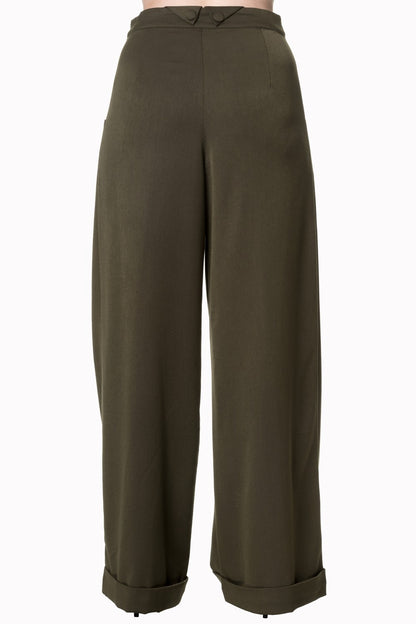 Hidden Away Trousers olive