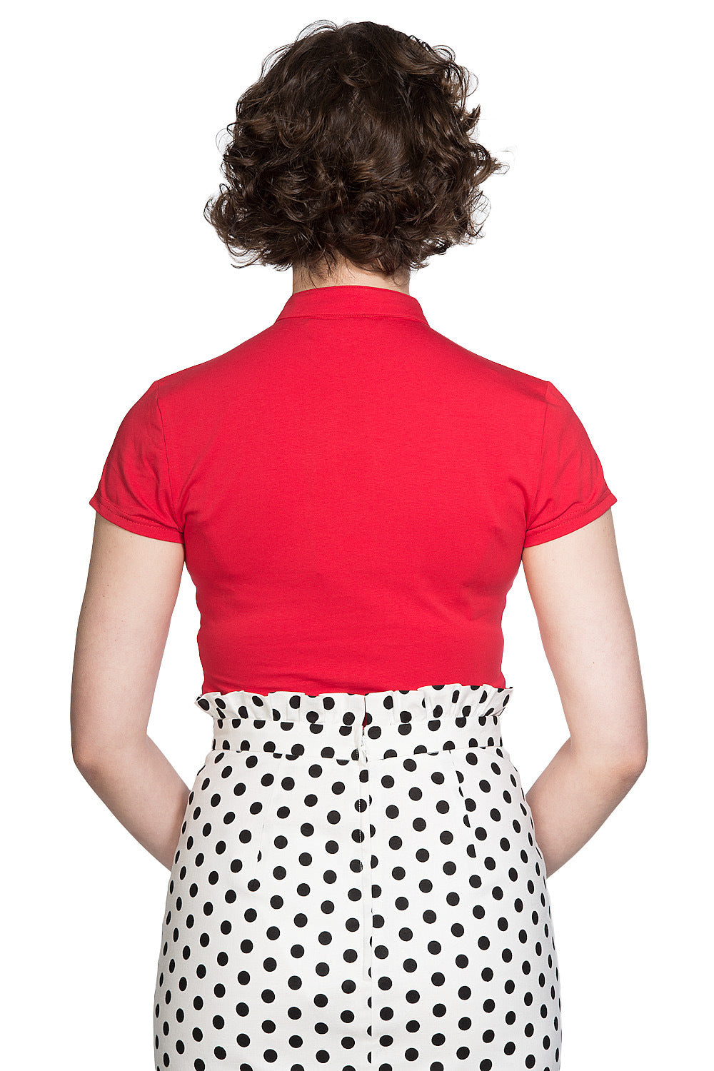 Mandarin Collar Top rot