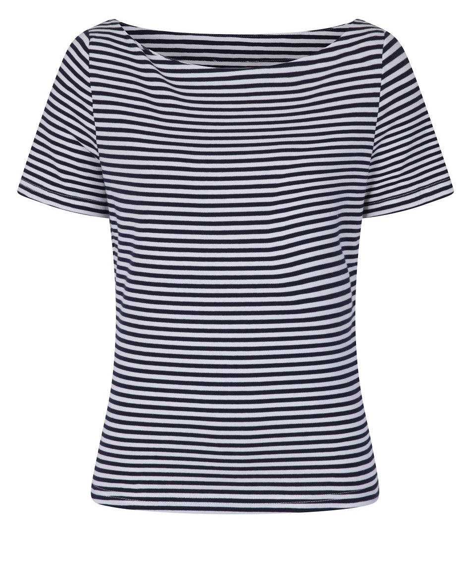 Sailor Stripe Top navy - gestreiftes Rockabilly Shirt