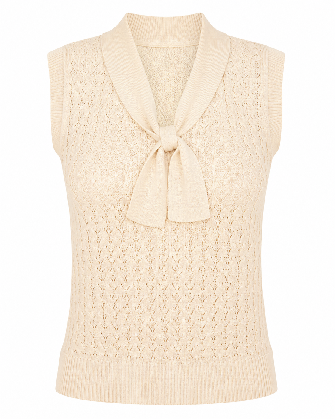 Anchor Ahio Top - Feinstrickoberteil in creme