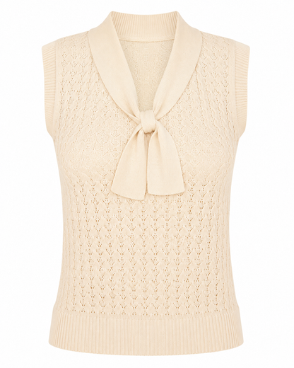 Anchor Ahio Top - Feinstrickoberteil in creme