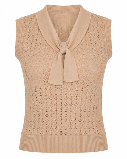 Anchor Ahoi Top - Feinstrickoberteil in tan