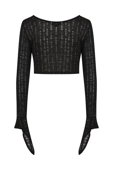 Witching Goth Top - Oberteil mit Hexen-Ärmel