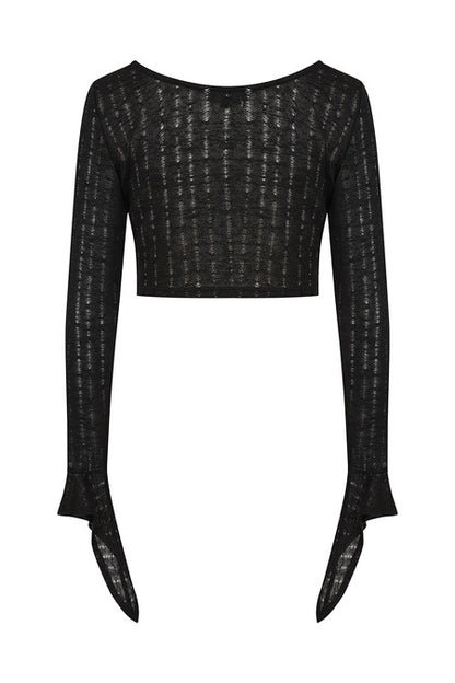Witching Goth Top - Oberteil mit Hexen-Ärmel