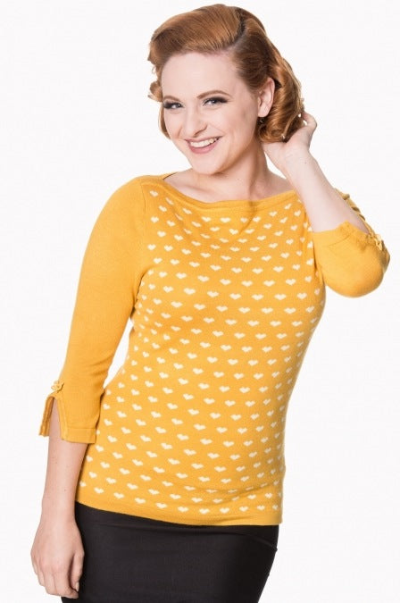 Rules of the Heart Jumper mustard