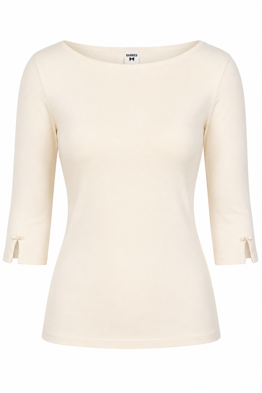Oonagh Basic Top creme