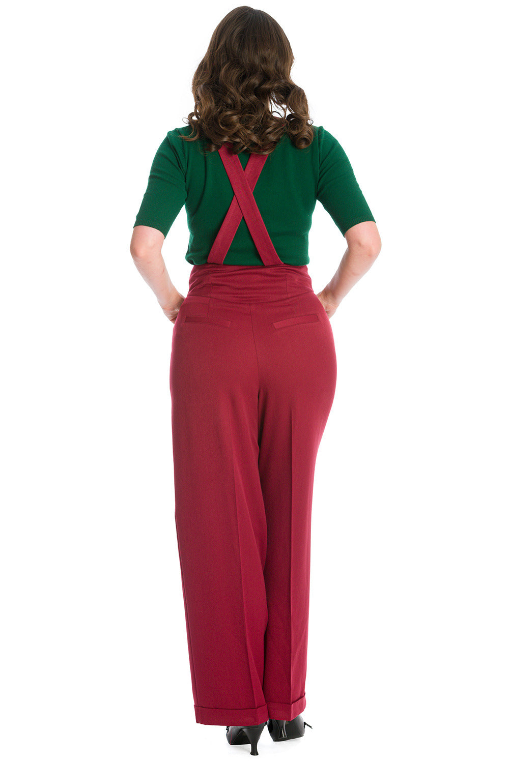 Her Favourites Trousers burgundy