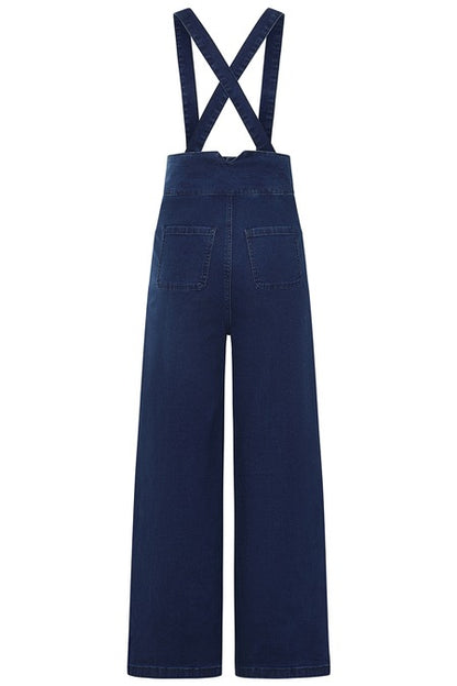 Denim Day Trousers - HighWaist Jeans mit abnehmbaren Trägern