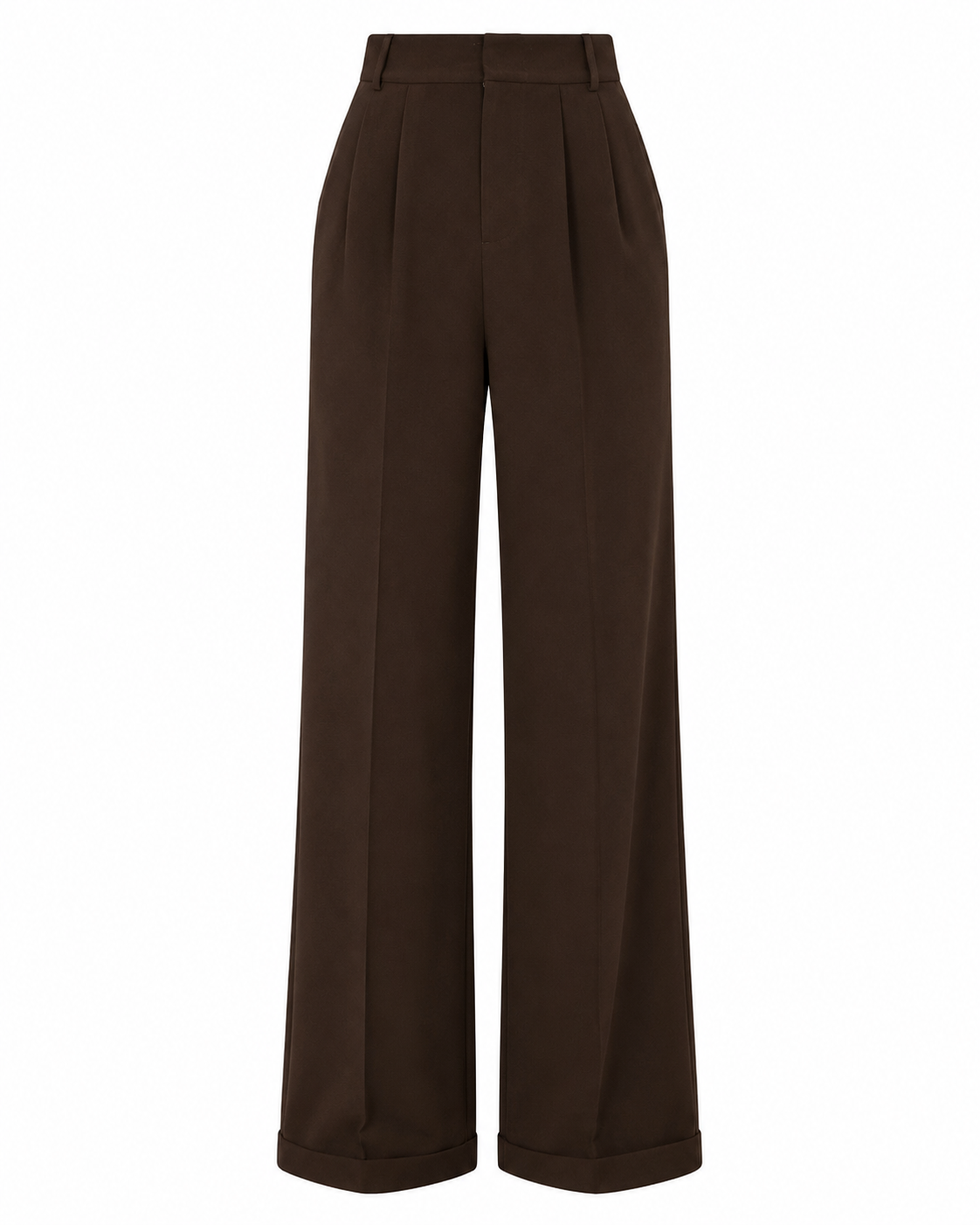 Etta James 40s Trousers - braune Marlene Hose