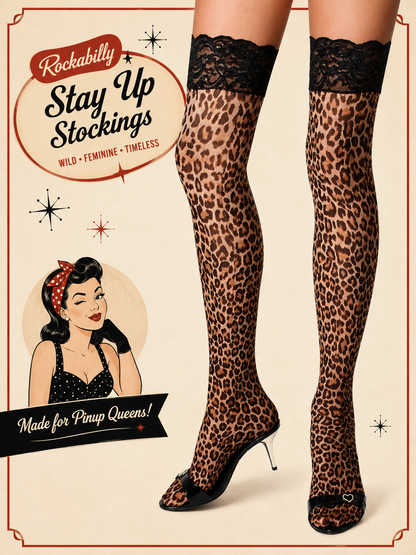 PinUp Leo Strümpfe Nylons