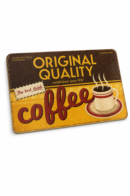 Retro Küchenbrettchen Coffee