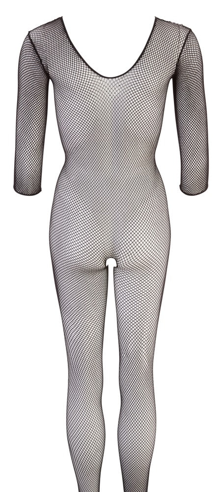 Fischnetz-Catsuit langarm