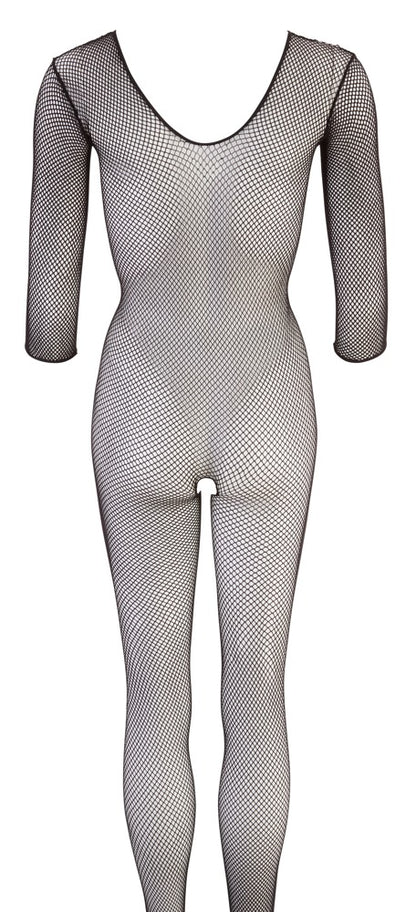 Fischnetz-Catsuit langarm
