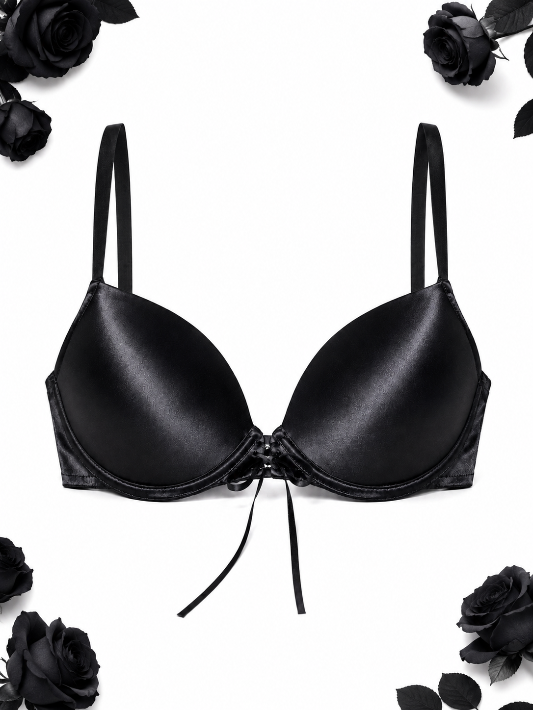Black Rose Push Up BH
