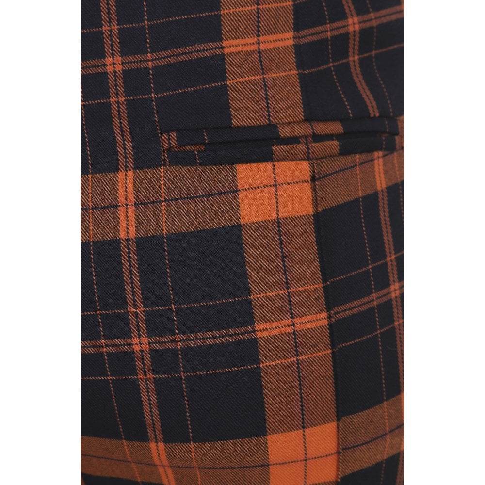 Bonnie Pumpkin Check Trousers