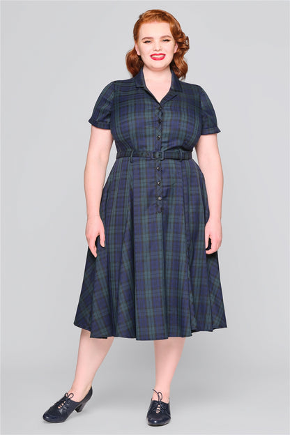 Caterina Blackwatch Vintage Kleid