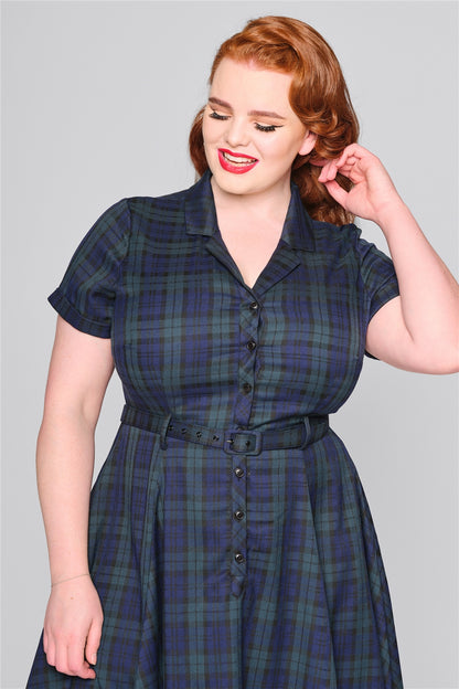 Caterina Blackwatch Vintage Kleid