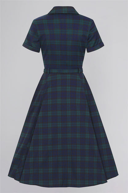 Caterina Blackwatch Vintage Kleid