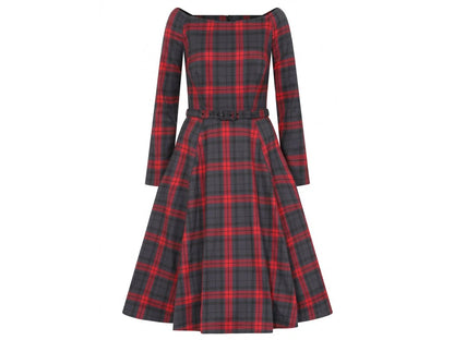Meg Smokey Check Winter Kleid