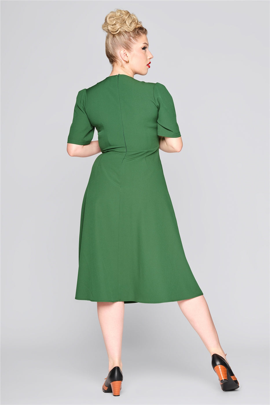 Arya Vintage Kleid grün
