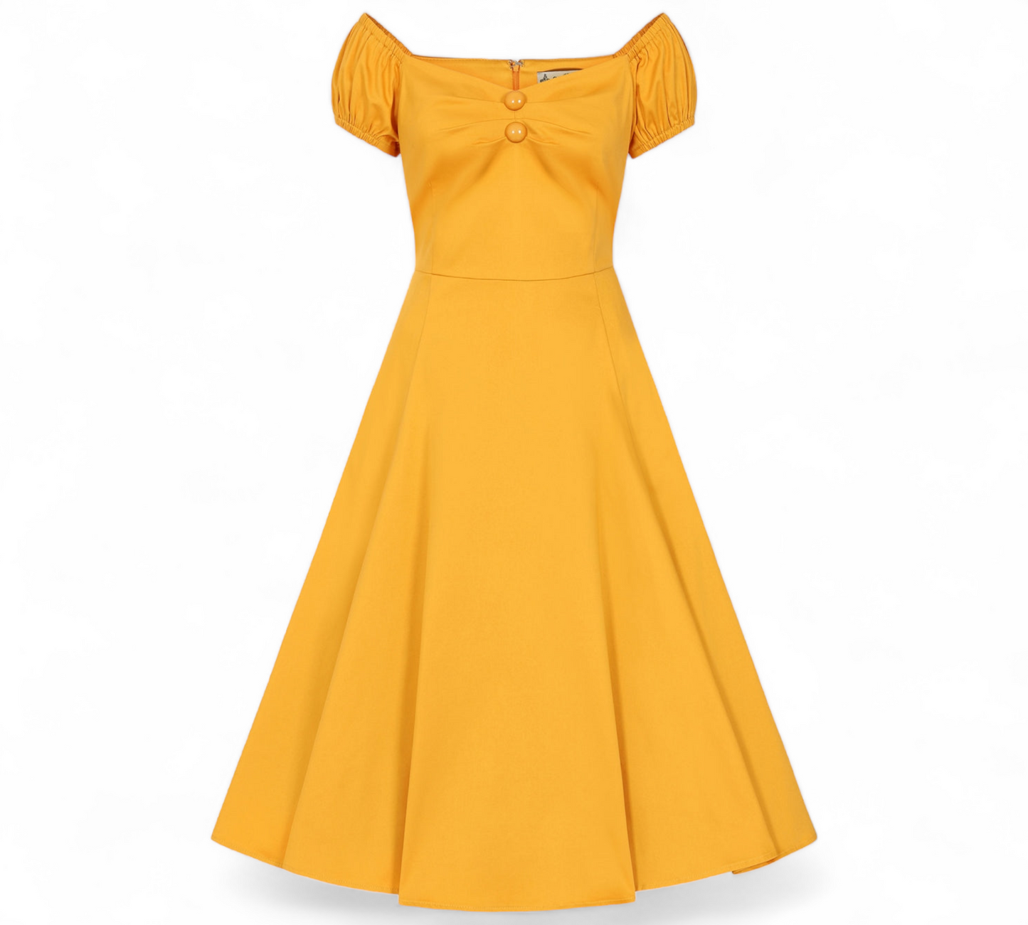 Dolores Doll Kleid uni mustard