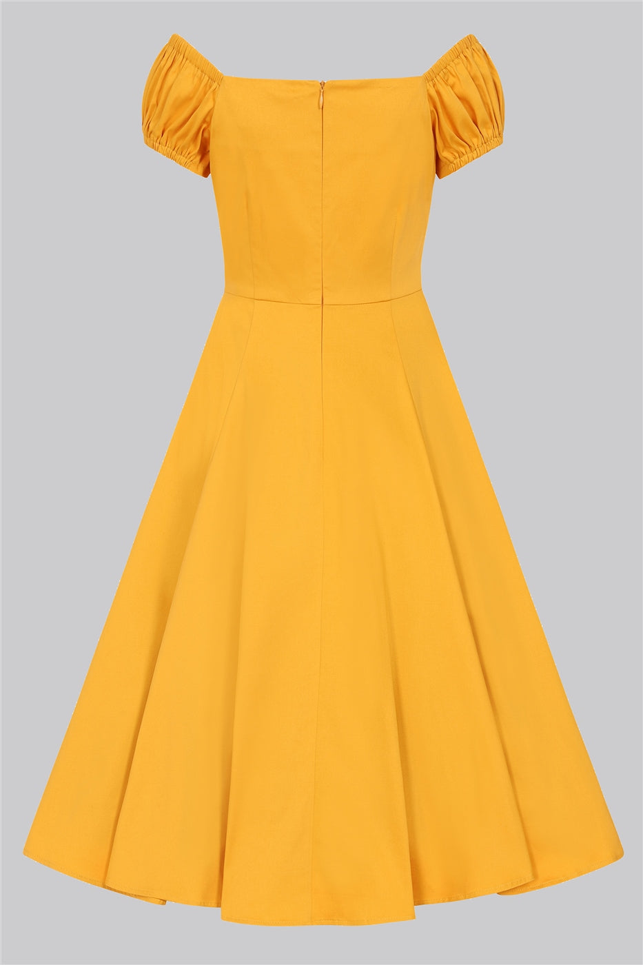 Dolores Doll Kleid uni mustard