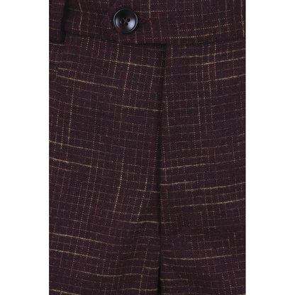 Bobby Crosshatch 40s Hose burgundy