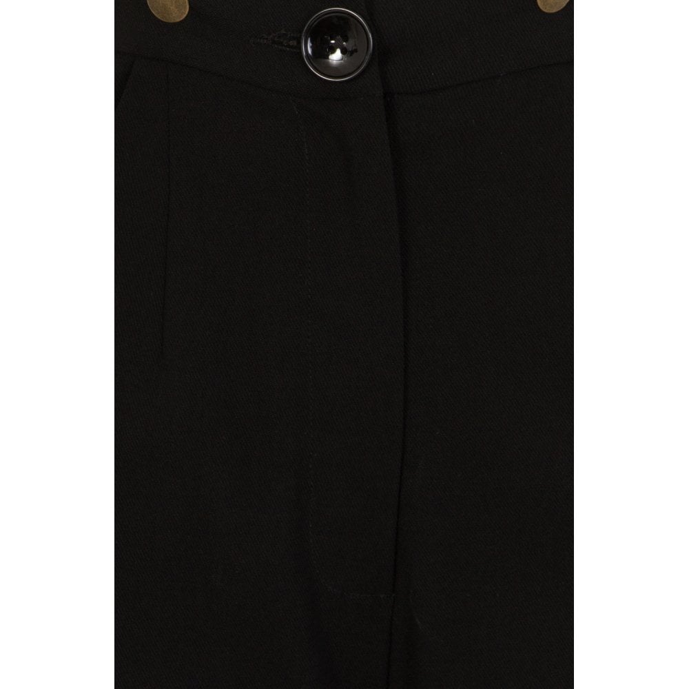 Glinda Plain 40s Trousers schwarz und navy