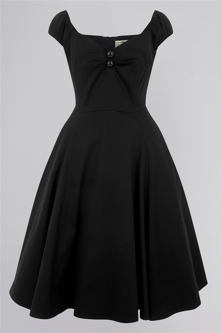 Dolores Classic Kleid in schwarz