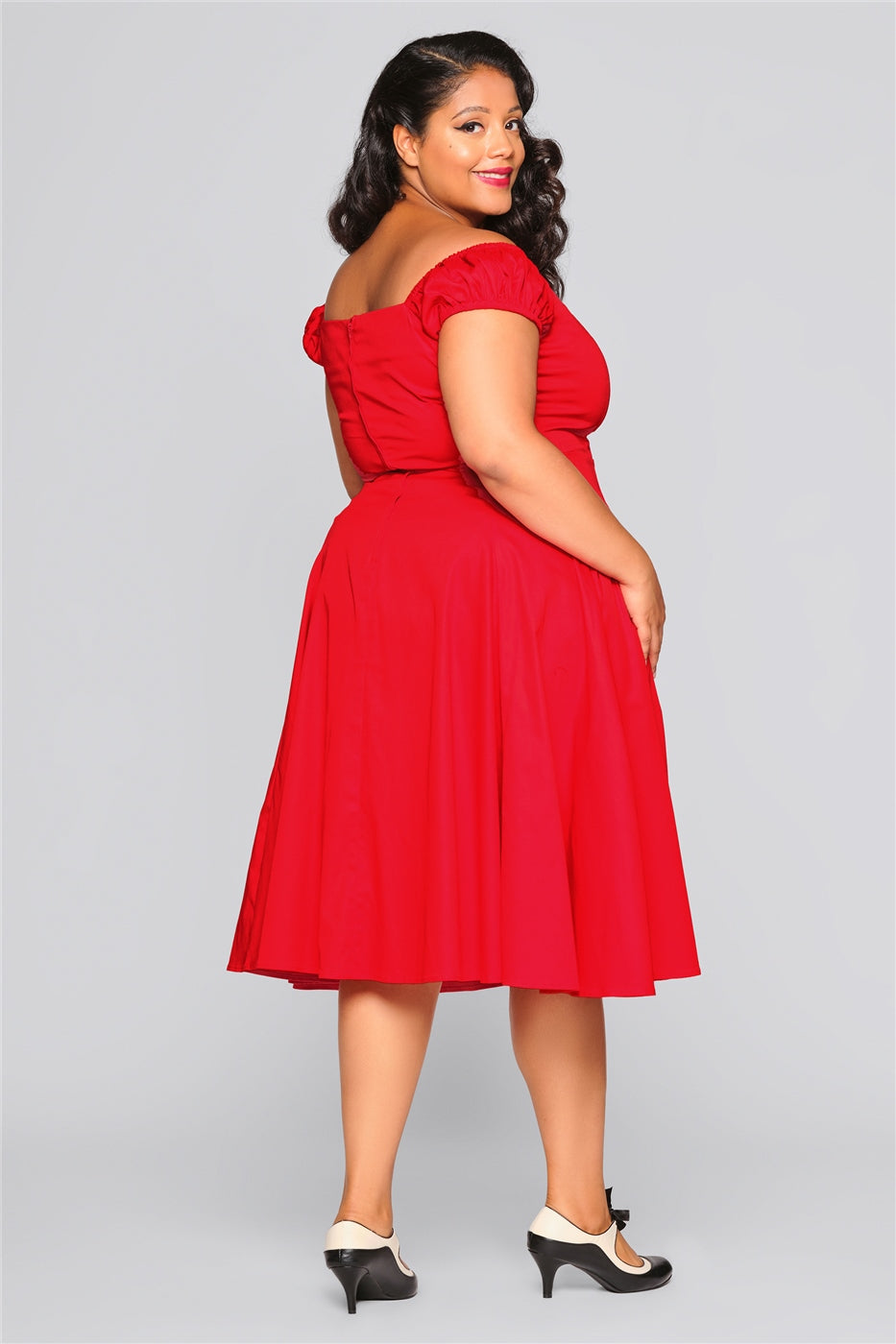 Dolores Classic Kleid in rot