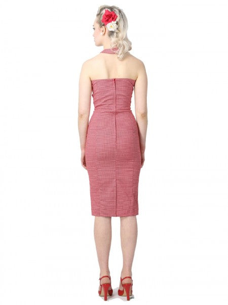 Peggy Pencil Gingham Kleid