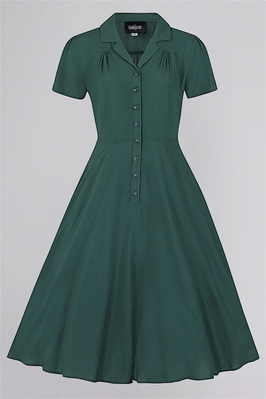 Gayle Vintage Kleid grün