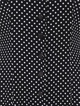 Rilay Polka Kleid nachtblau