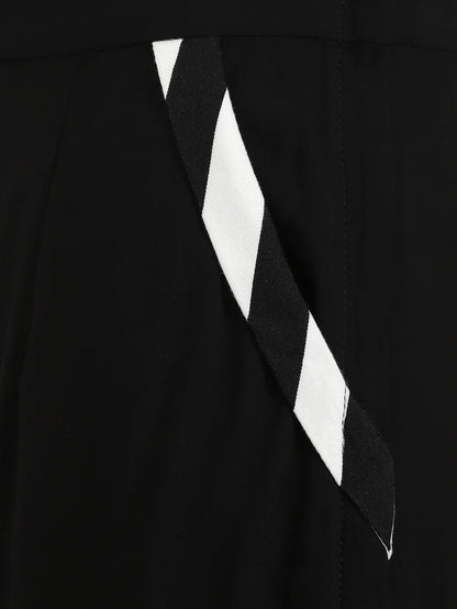 Sveva Wide Leg Trousers schwarz