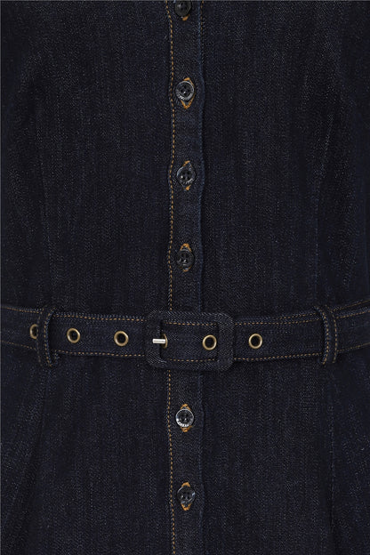 Caterina Kleid in Denim navy