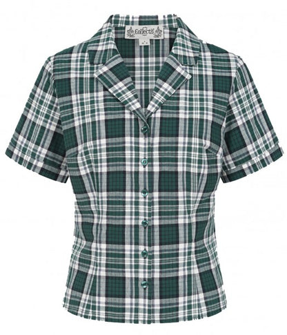 Caterina Check 40s Bluse