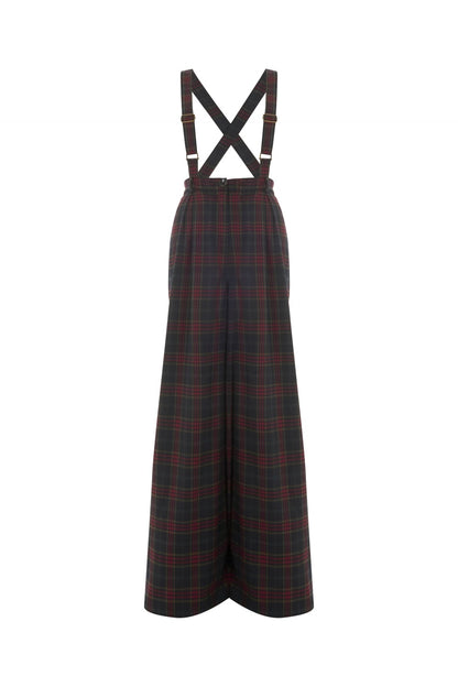 Glenda Hanna Check Swing Trousers - Plus Size