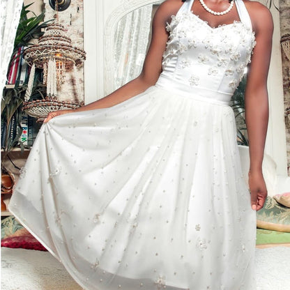 Vintage Pearl Wedding Skirt
