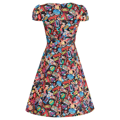 Pop Art Comic Claudia Kleid