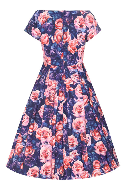 Pink Roses Lily Kleid