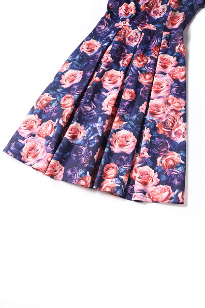 Pink Roses Lily Kleid