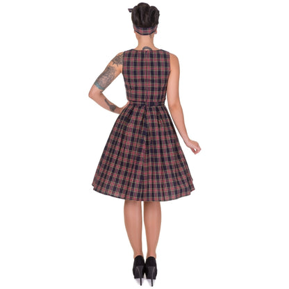 Retro Check Annie Kleid