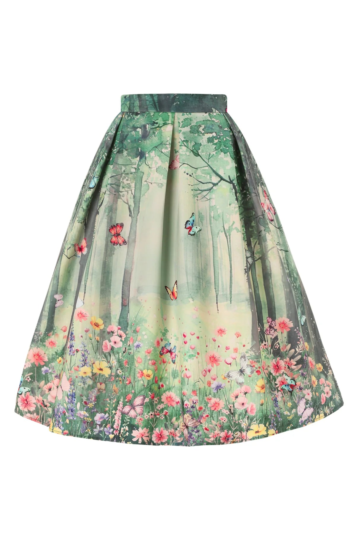 Butterfly Forest Skirt - Rock mit Schmetterlingen