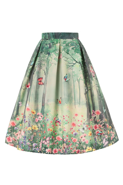 Butterfly Forest Skirt - Rock mit Schmetterlingen