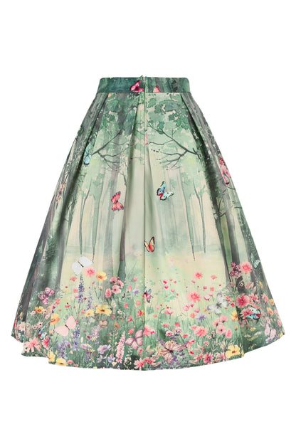 Butterfly Forest Skirt - Rock mit Schmetterlingen