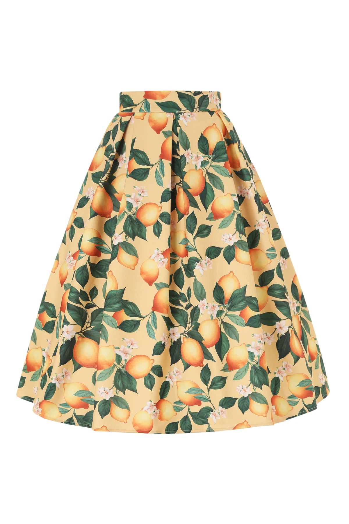 Aisley Lemon Skirt - Rock mit Zitronen