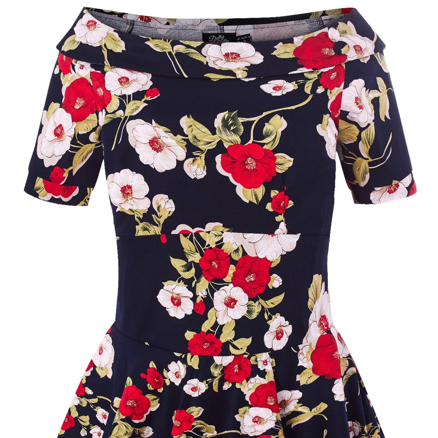 Retro Floral Darlene Dress