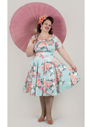 Mint Floral Darlene Dress